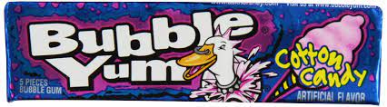 BUBBLE YUM Cotton Candy Gum | 5pc