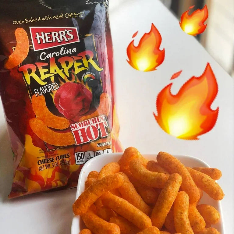Herr's Carolina Reaper Cheese Curls | 28g