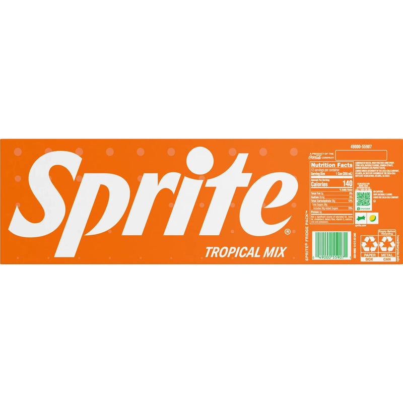 SPRITE Tropical 355ml- 12 Pack Case