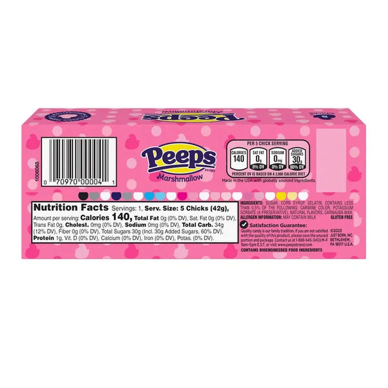 PEEPS Pink Marshmallow Chicks 5ct