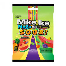 MIKE&IKE Mega Mix Sour - Peg Bag 141g