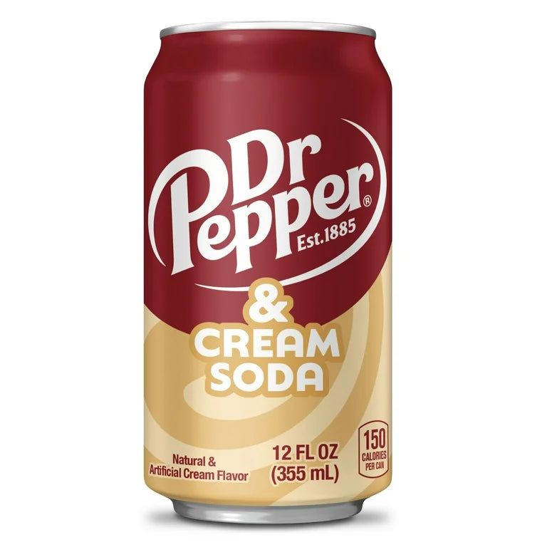 Dr Pepper Cream Soda | 12 Pack Case