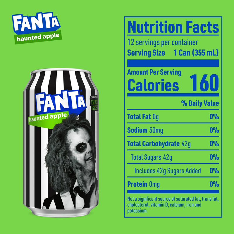 FANTA Haunted Apple - BEETLEJUICE Limited Edition - 12 Pack