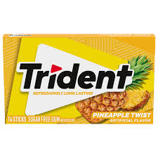 TRIDENT Gum Pineapple Twist | 14 Pieces