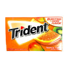 TRIDENT Gum Tropical Twist | 14 Pieces