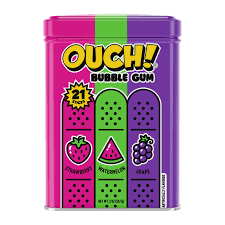 OUCH! Bubble Gum Asst Tin