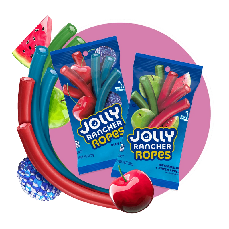 JOLLY RANCHER Ropes - Watermelon & Green Apple