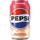 PEPSI Zero Sugar Strawberries & Cream 330ml