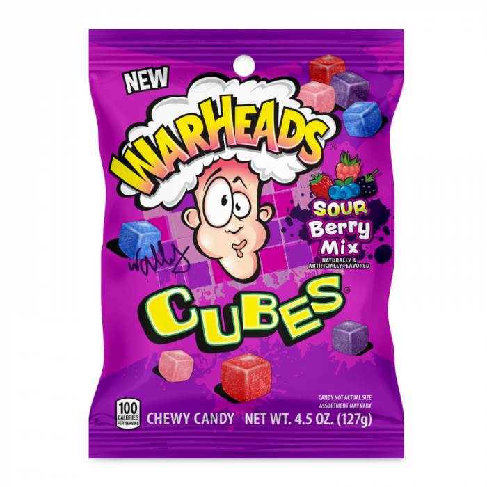 WARHEADS Berry Mix Cubes 127g