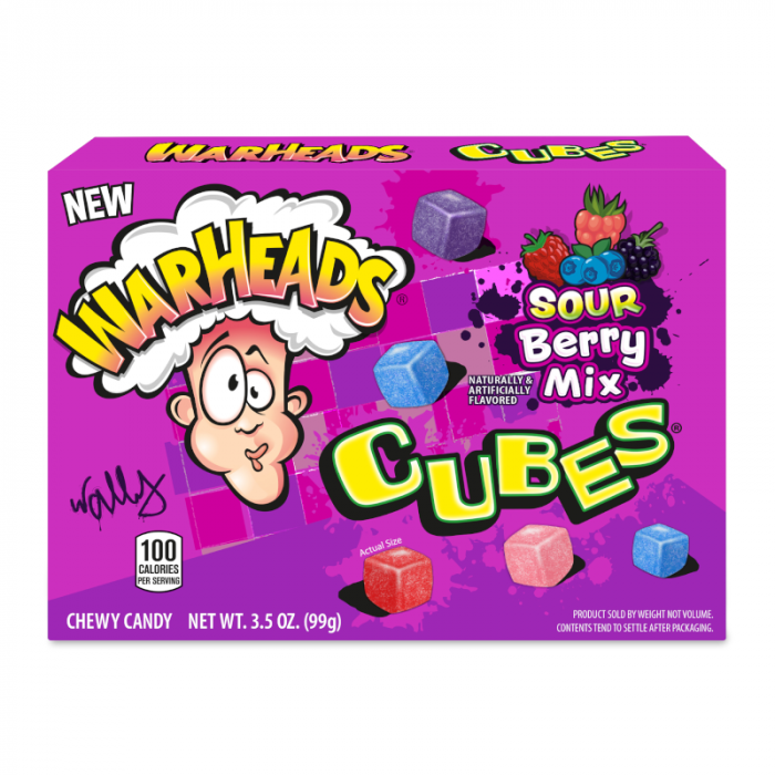 WARHEADS Berry Mix Cubes 99g