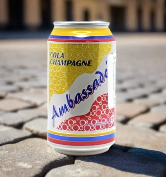 AMBASSADOR Kola Champagne | 355ml Can - SweetieShop