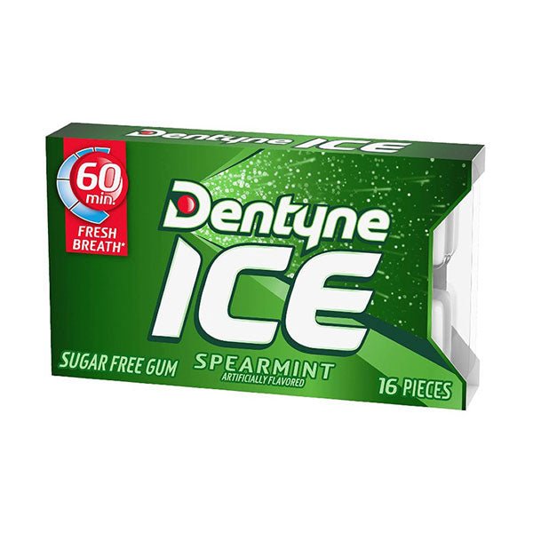 DENTYNE Ice Split-2-Fit Spearmint | 16 Pieces - SweetieShop