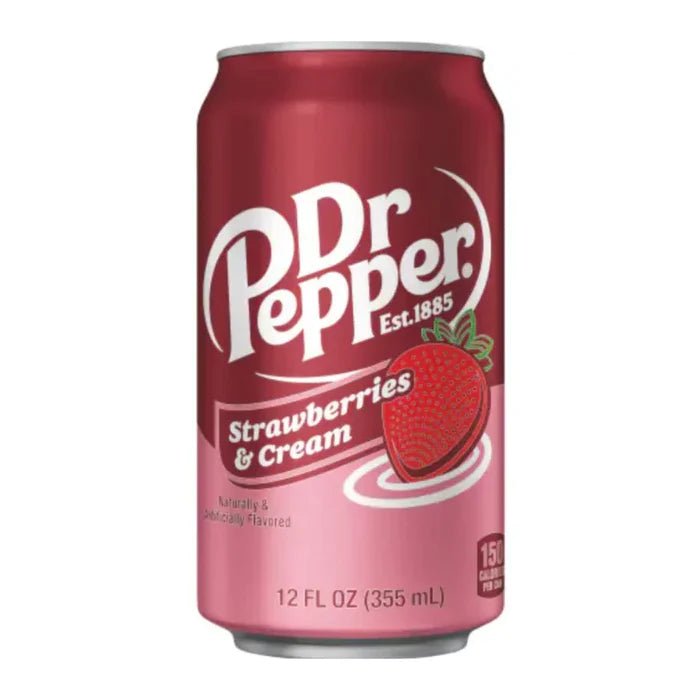 Dr Pepper Strawberries & Cream | 355ml - SweetieShop