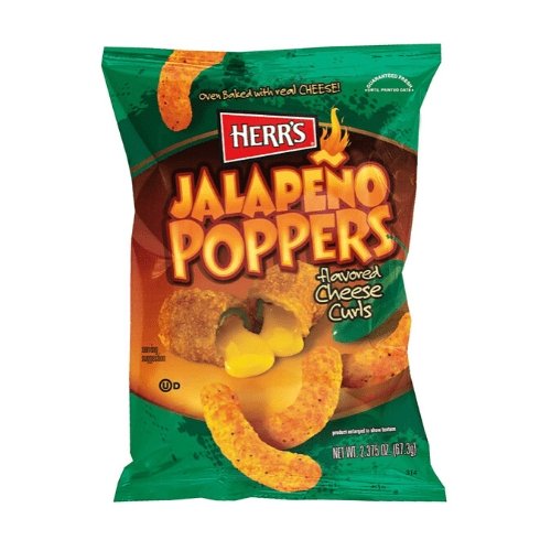 Herr's Jalapeno Poppers Cheese Curls | 28g - SweetieShop