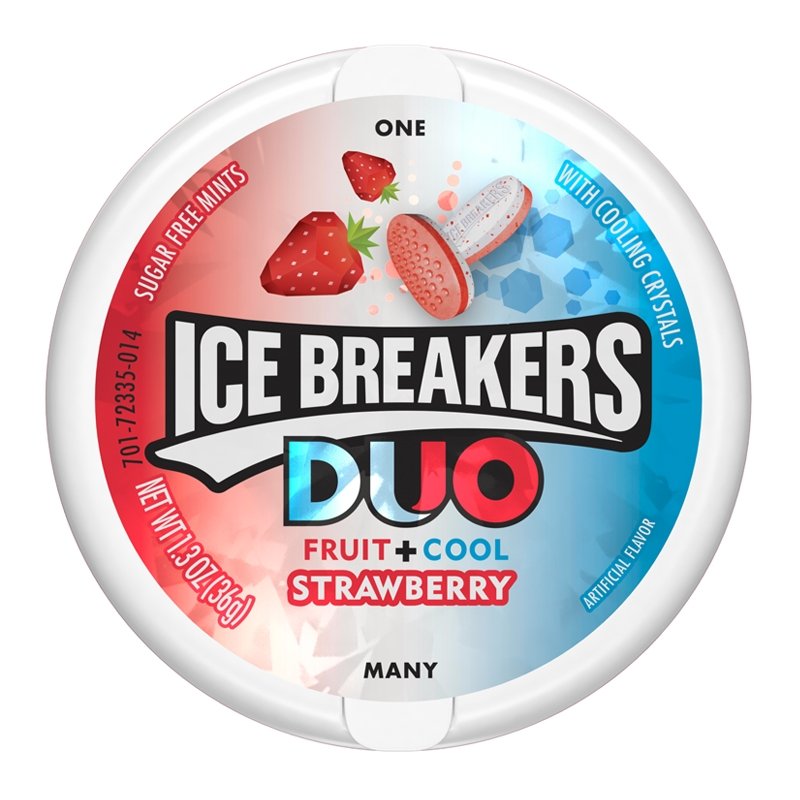 ICEBREAKERS DUO Fruit Cool Strawberry | 36g - SweetieShop