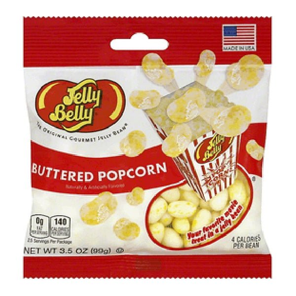 Jelly Belly Buttered Popcorn | 99g - SweetieShop