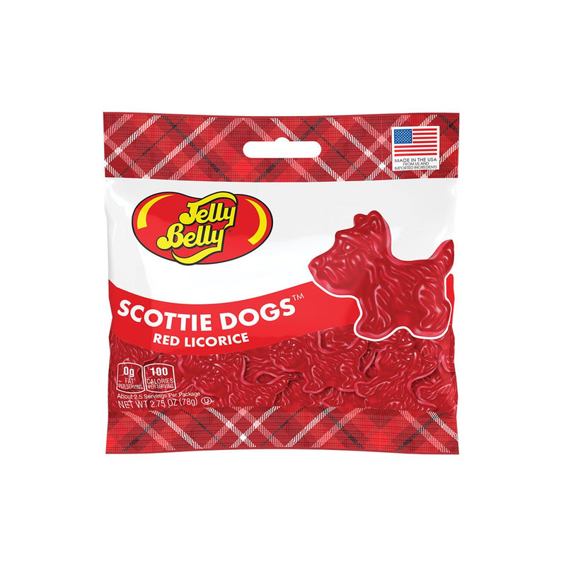 JELLY BELLY Scottie Dogs Red Licorice | 78g - SweetieShop