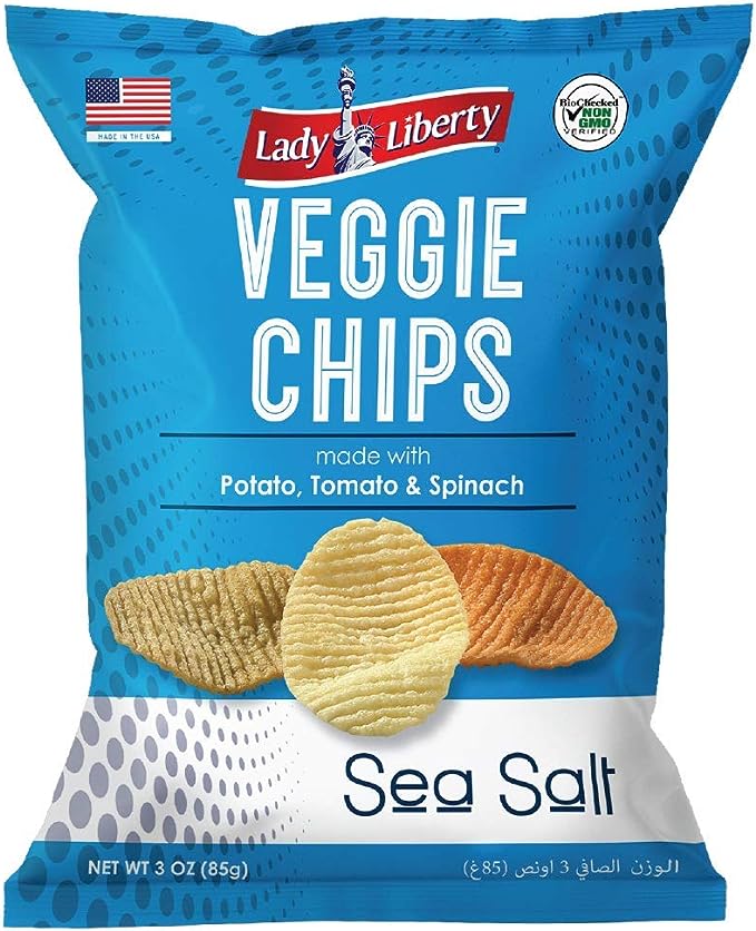 LADY LIBERTY Veggie Chips Original 85g - SweetieShop