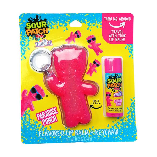 LIP BALM Keychain | Sour Patch Kids Tropical Punch - SweetieShop