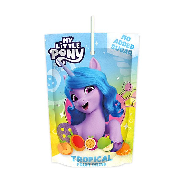 MY LITTLE PONY Tropical Fruit Pouch Drink | No Added Sugar - SweetieShop