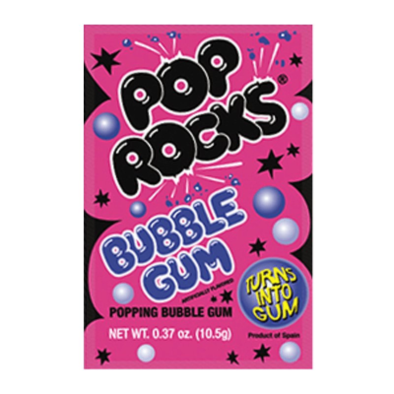 Pop Rocks Bubble Gum - SweetieShop