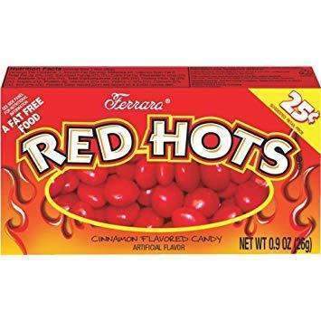 Red Hots Cinnamon Candy Mini | 22g - SweetieShop