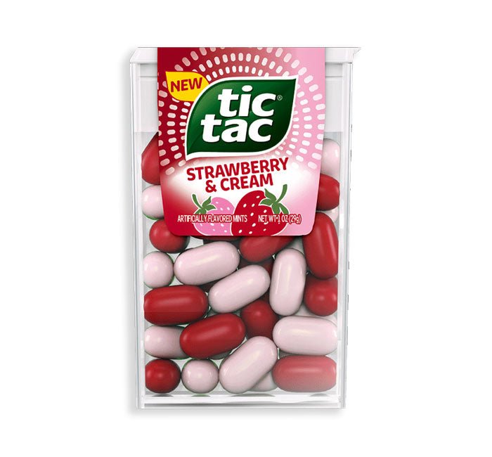 TIC TAC Strawberry & Cream - SweetieShop
