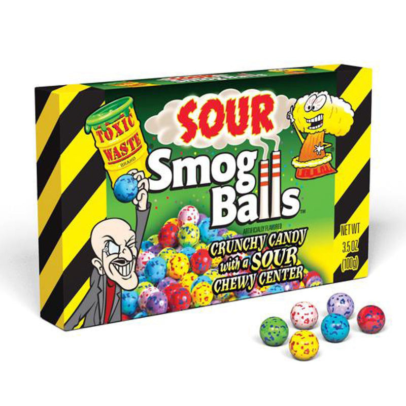 Toxic Waste Sour Smog Balls | Video Box - SweetieShop