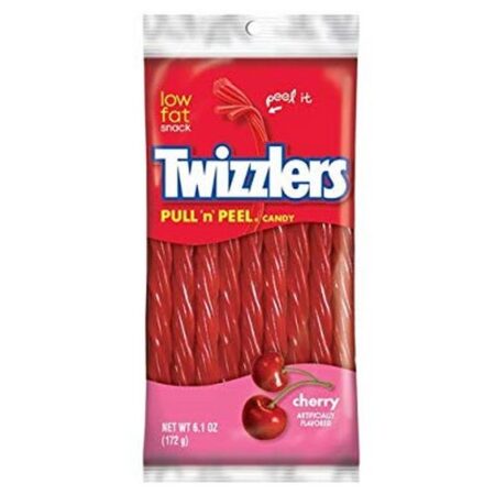 TWIZZLERS Cherry Pull & Peel 172g - SweetieShop