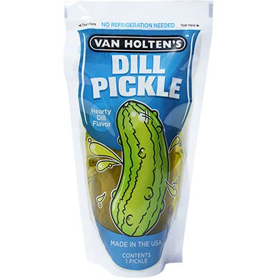 VAN HOLTENS Large Dill Pouched Pickle - SweetieShop