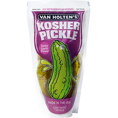 VAN HOLTENS Large Kosher Pouched Pickle - SweetieShop
