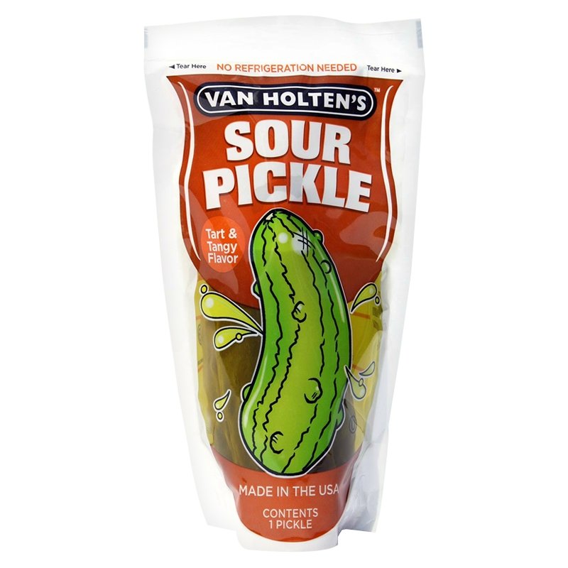 VAN HOLTENS Large Sour Pouched Pickle - SweetieShop