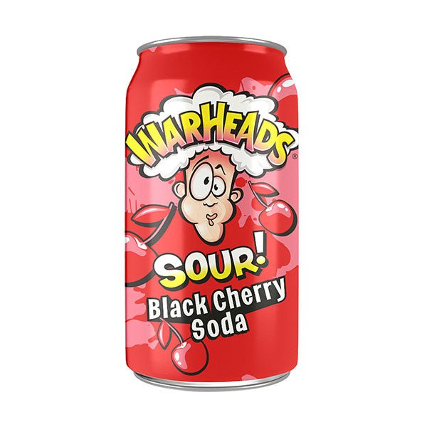 WARHEADS Black Cherry Soda 355ml - SweetieShop