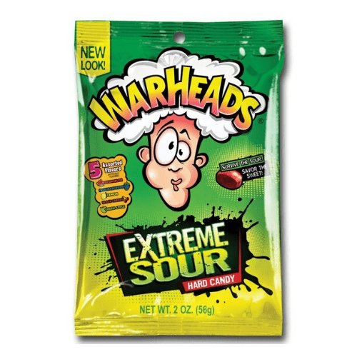 WARHEADS Extreme Sour Hard Candy - SweetieShop